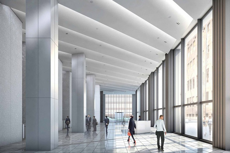 Illinois Center Lobby Rendering